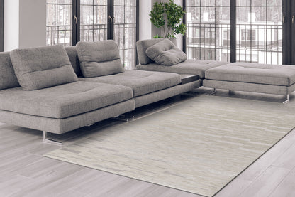 Mesa Modern Beige Geometric Low Pile Rug