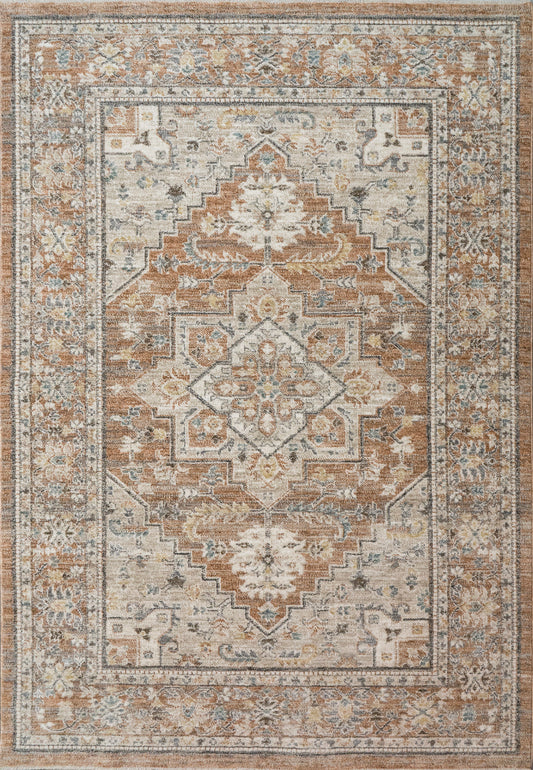 KASHMIR 18862 Rust/Beige/Multi