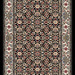 Ancient Garden Traditional Black/Ivory Classic Low Pile Rug