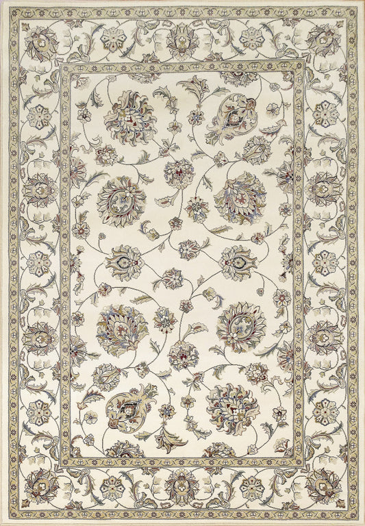 ANCIENT GARDEN 57365 IVORY/IVORY