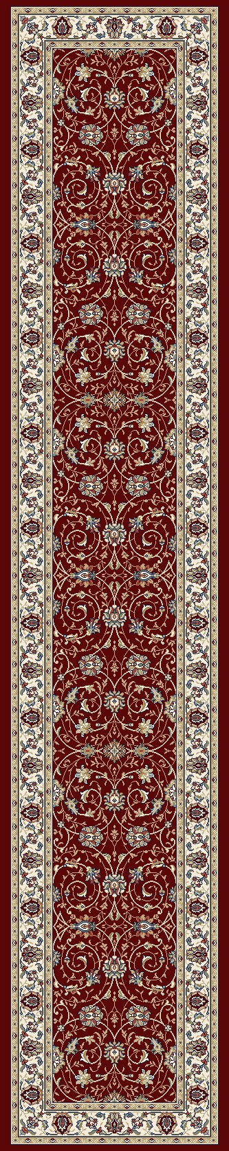 ANCIENT GARDEN 57120 RED/IVORY