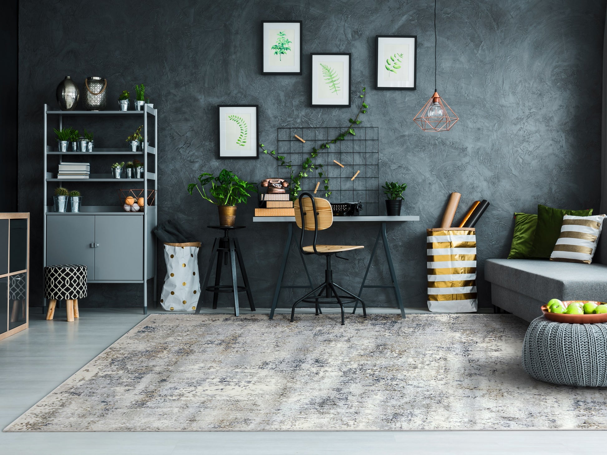 CASTILLA 3536 Cream/Grey – room