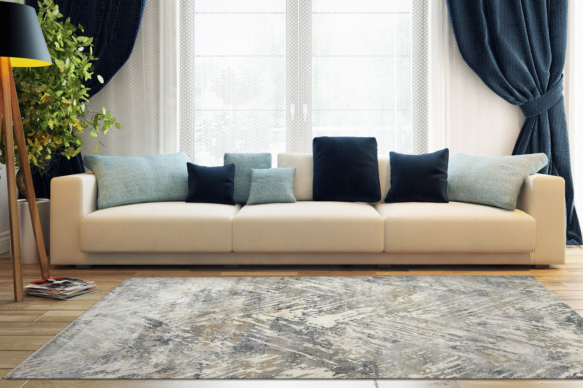 CASTILLA 3537 Grey/Blue – room