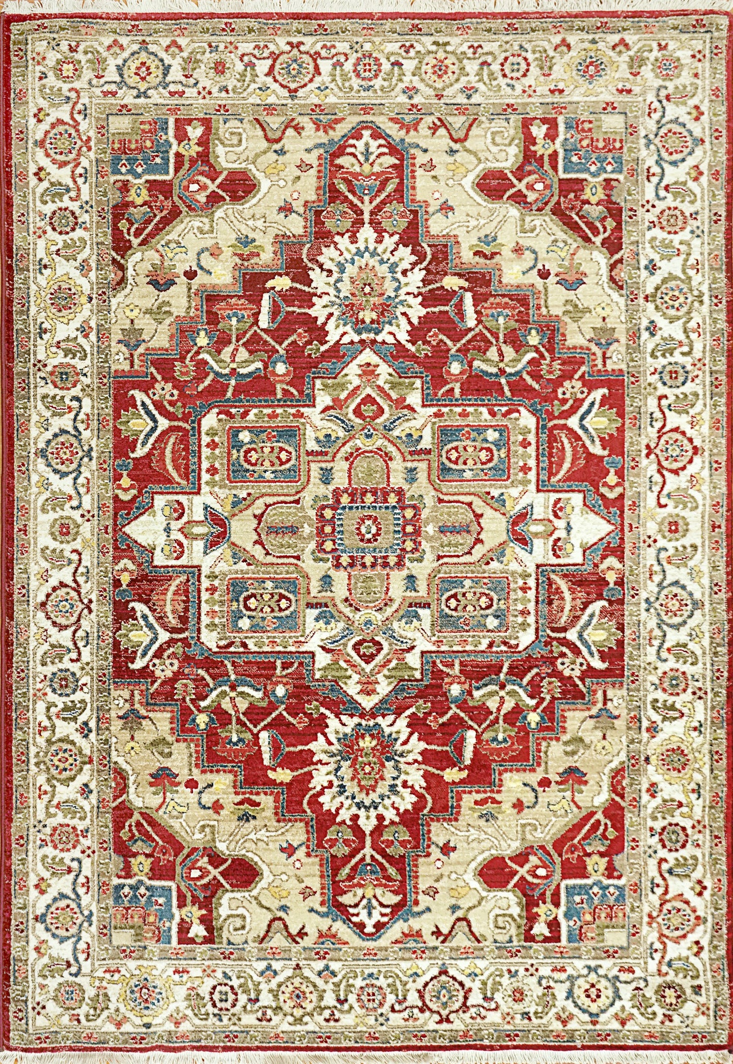 JUNO 6.7X9.2 6882-130 IVORY/RED