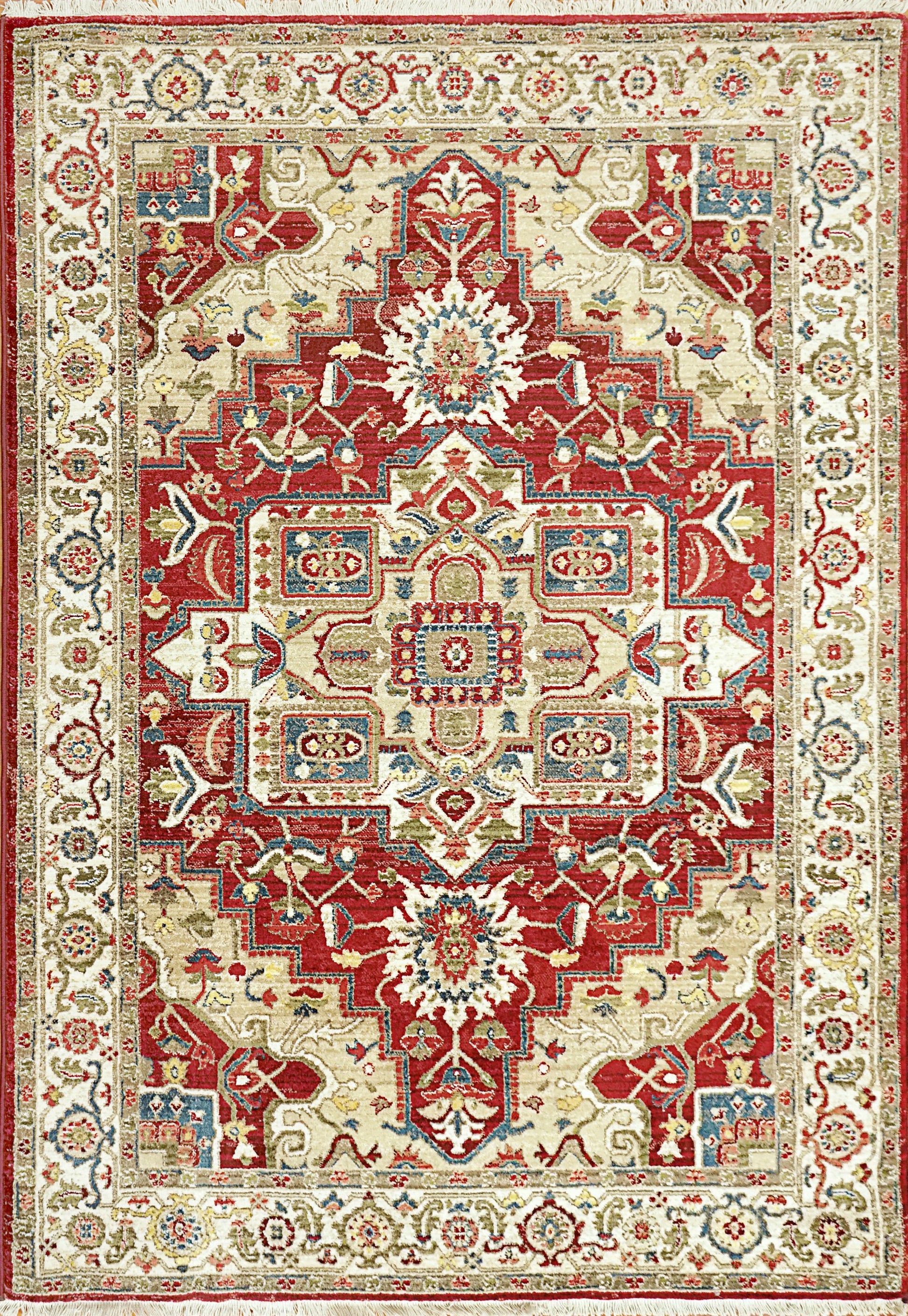 JUNO 6.7X9.2 6882-130 IVORY/RED