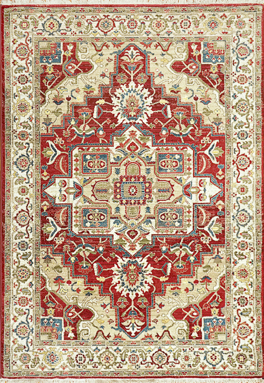 JUNO 3.11X5.7 6882-130 IVORY/RED