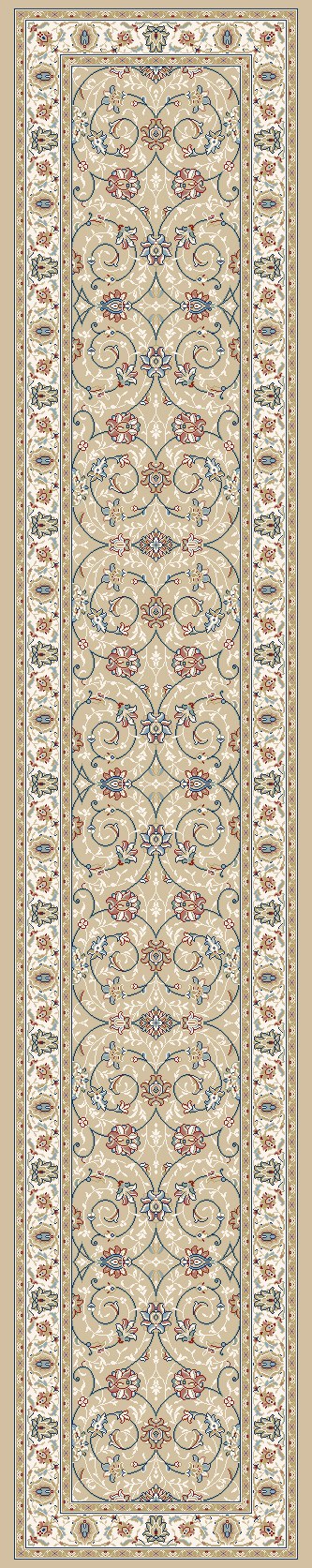 ANCIENT GARDEN 57120 LIGHT GOLD/IVORY