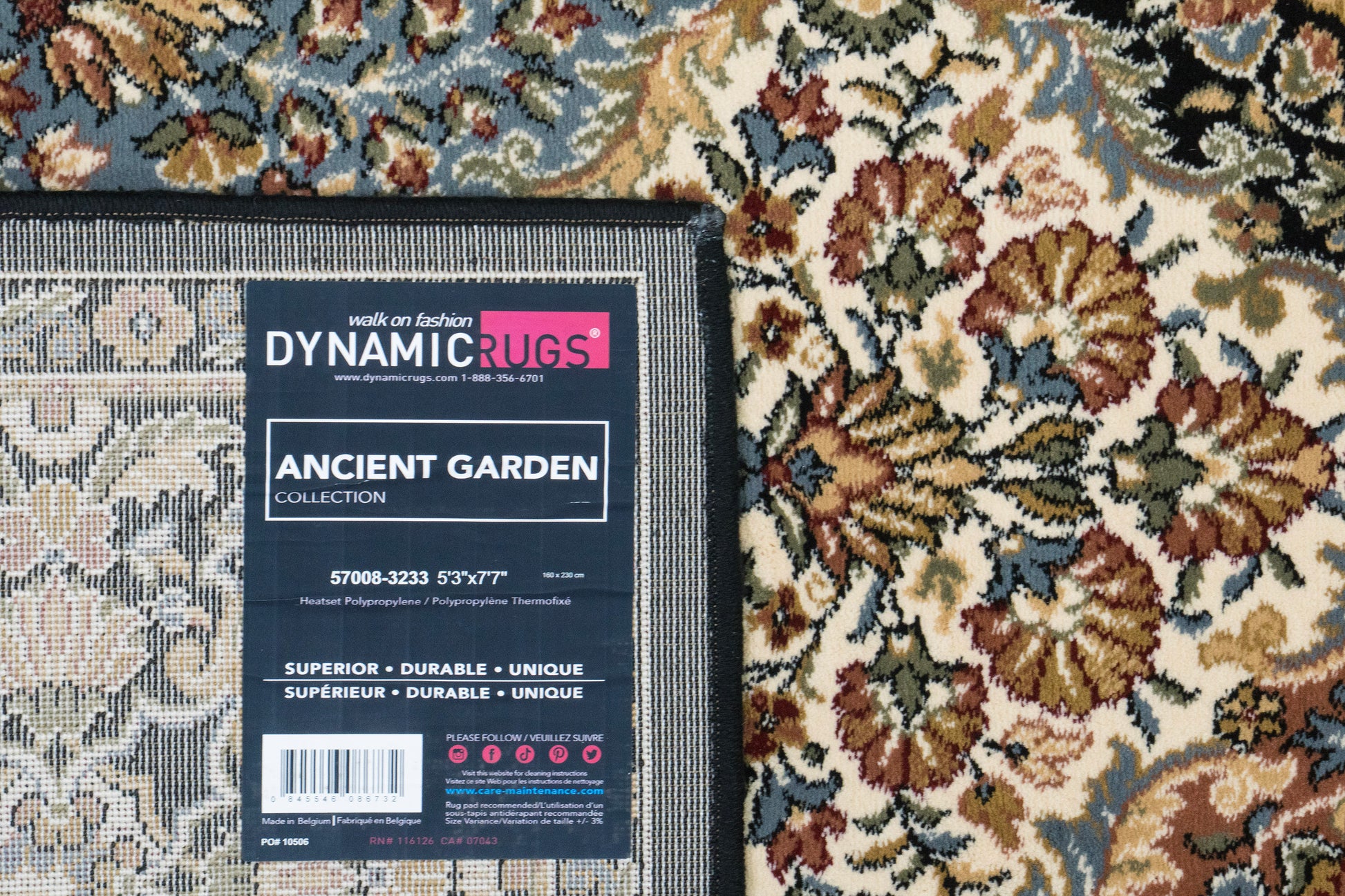 Ancient Garden Traditional Multi Classic Medium Pile Rug