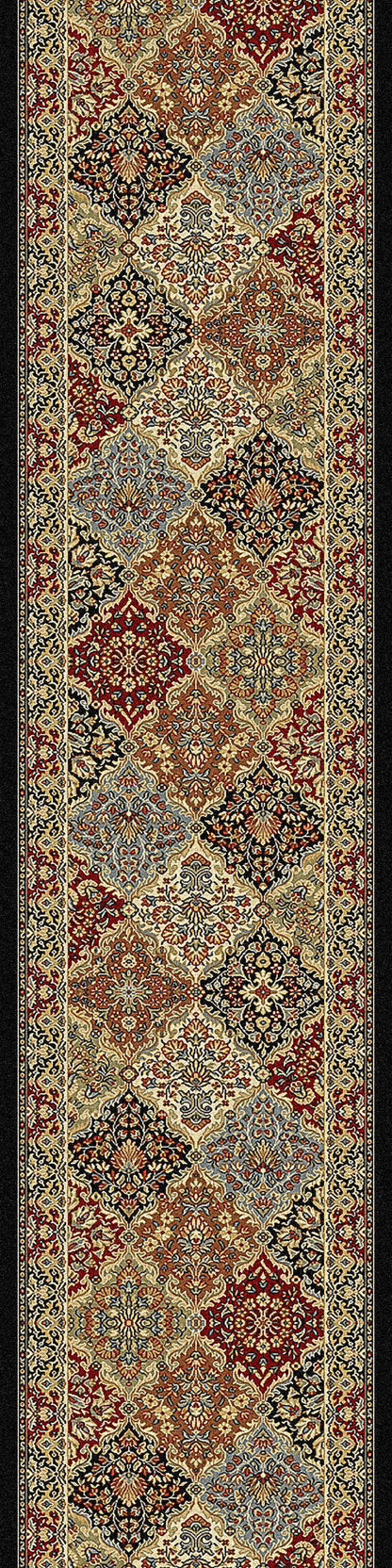 Ancient Garden Traditional Multi Classic Medium Pile Rug