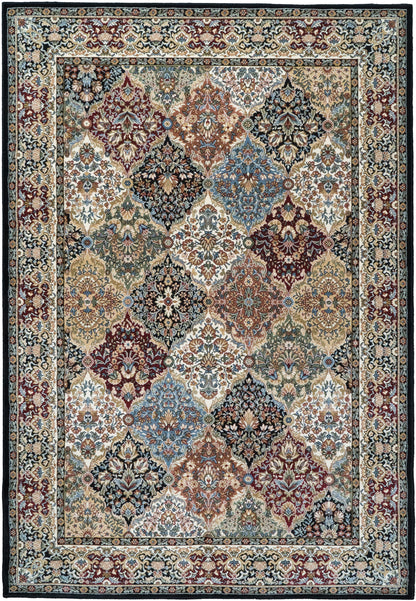 Ancient Garden Traditional Multi Classic Medium Pile Rug