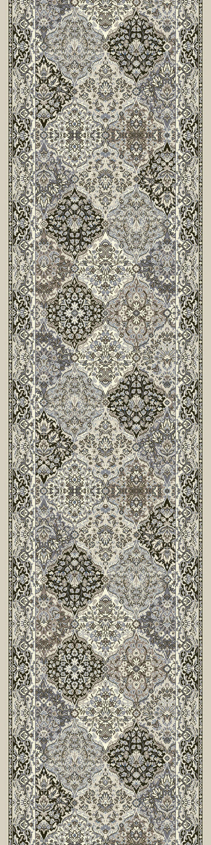 Ancient Garden Traditional Cream/Grey Classic Medium Pile Rug