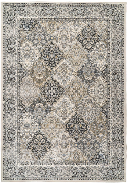 ANCIENT GARDEN 57008 Cream/Grey