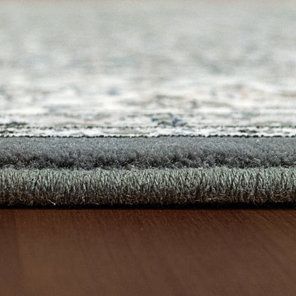 Ancient Garden Traditional Grey/Cream Classic Medium Pile Rug