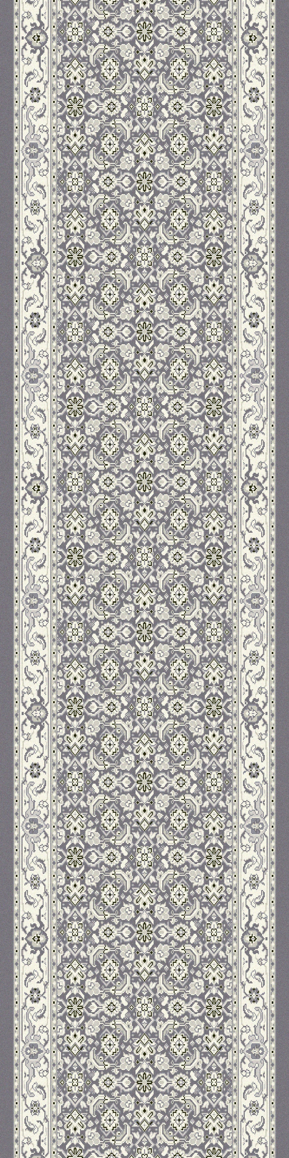 Ancient Garden Traditional Grey/Cream Classic Medium Pile Rug