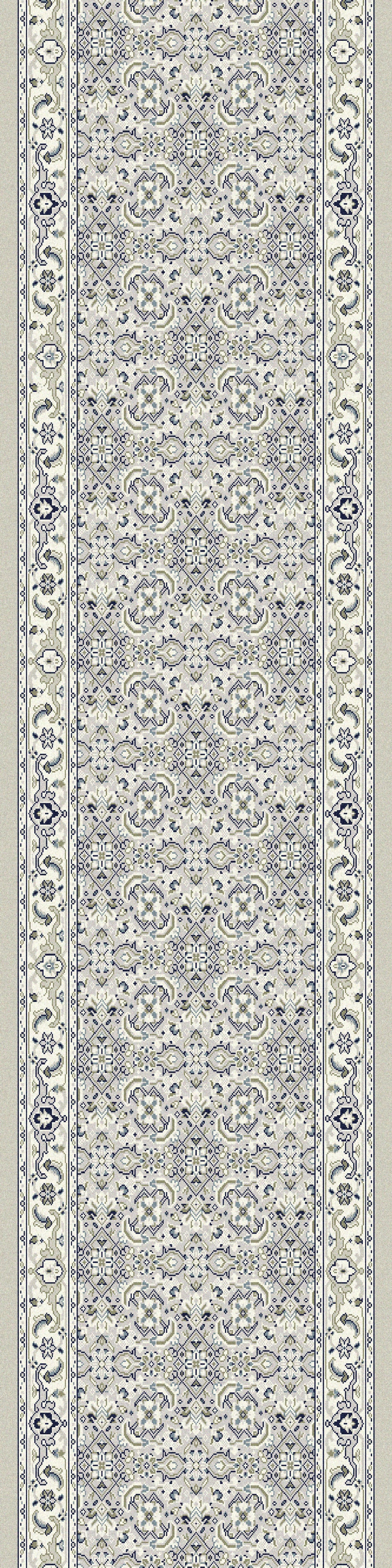 Ancient Garden Traditional Soft Grey/Cream Classic Medium Pile Rug