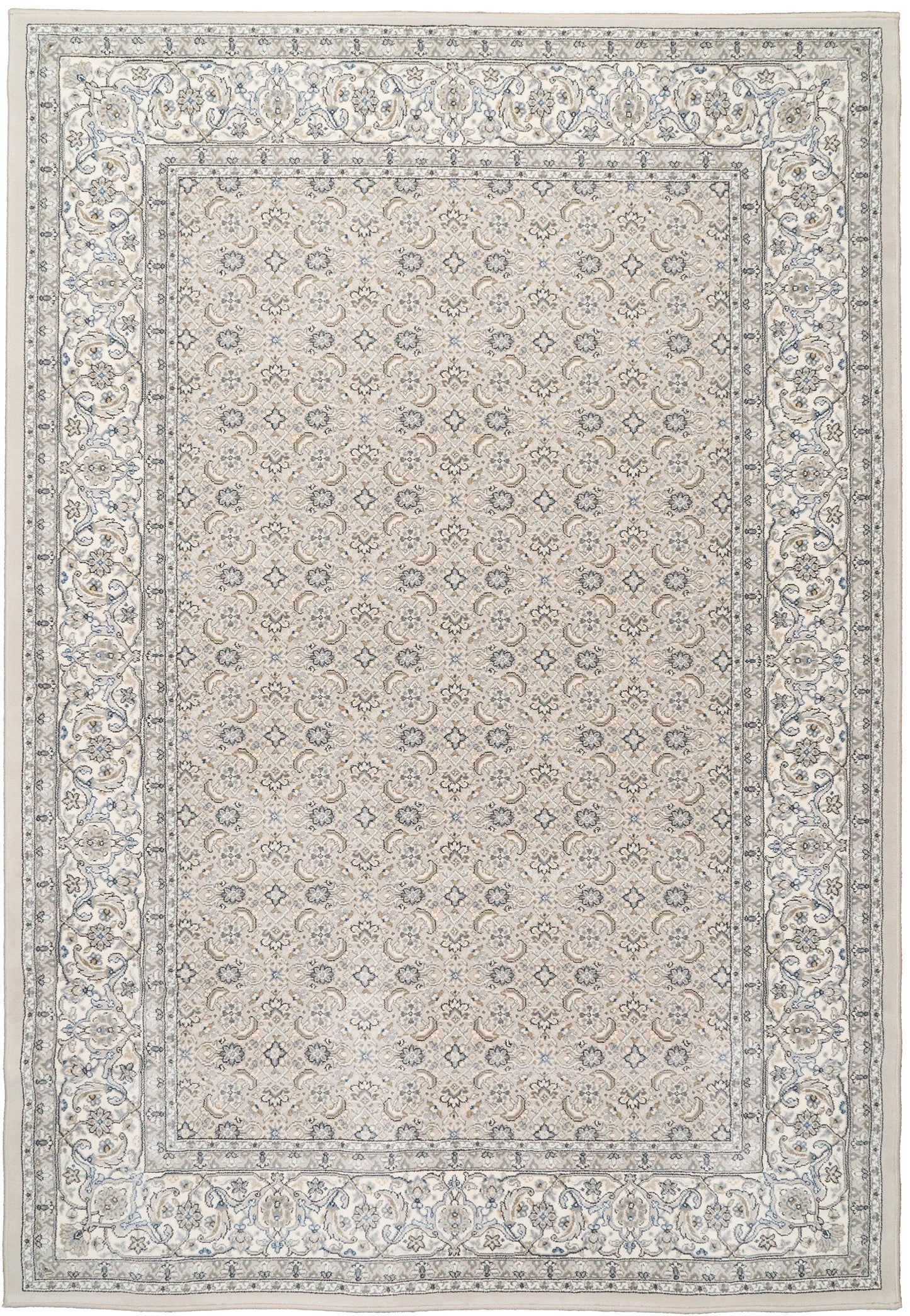 ANCIENT GARDEN 57011 Soft Grey/Cream