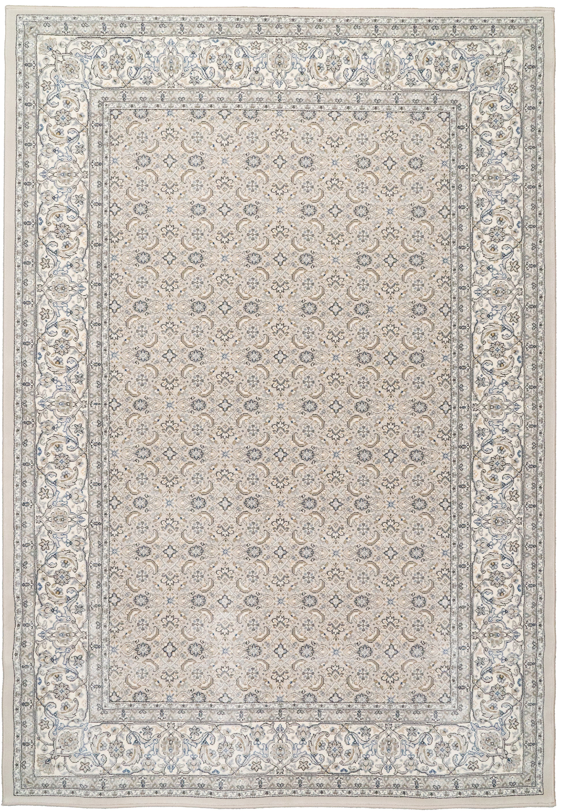 ANCIENT GARDEN 57011 Soft Grey/Cream