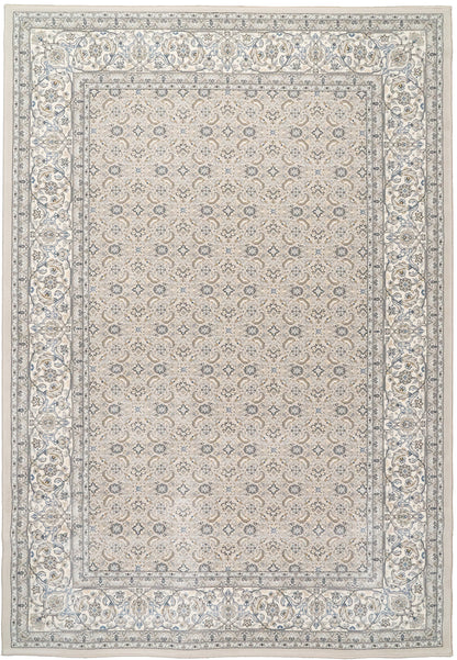 ANCIENT GARDEN 57011 Soft Grey/Cream
