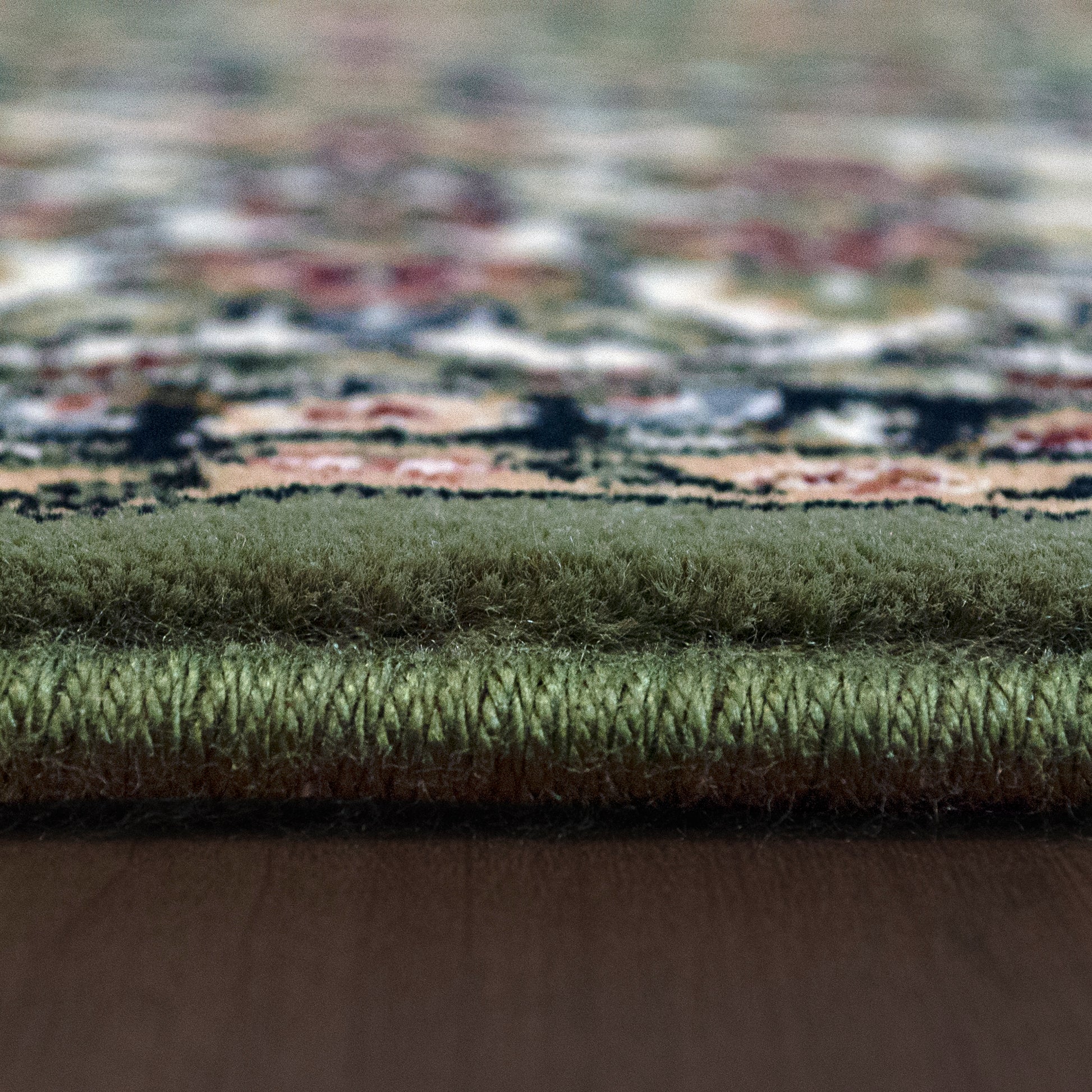 Ancient Garden Traditional Green/Ivory Classic Medium Pile Rug