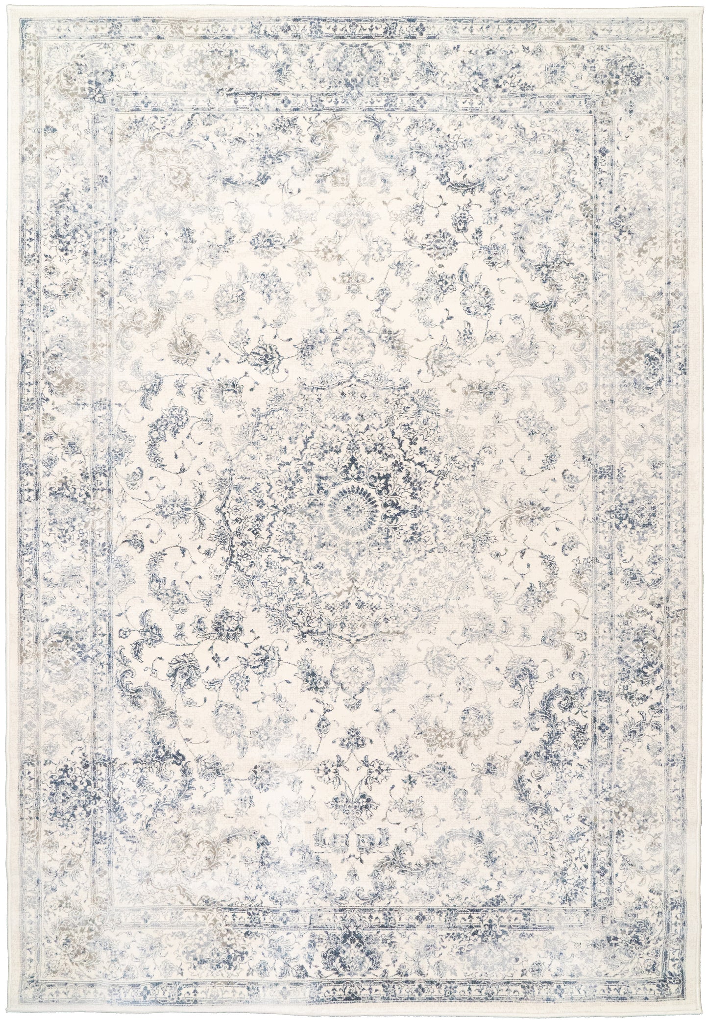 Ancient Garden Traditional Cream Classic Medium Pile Rug