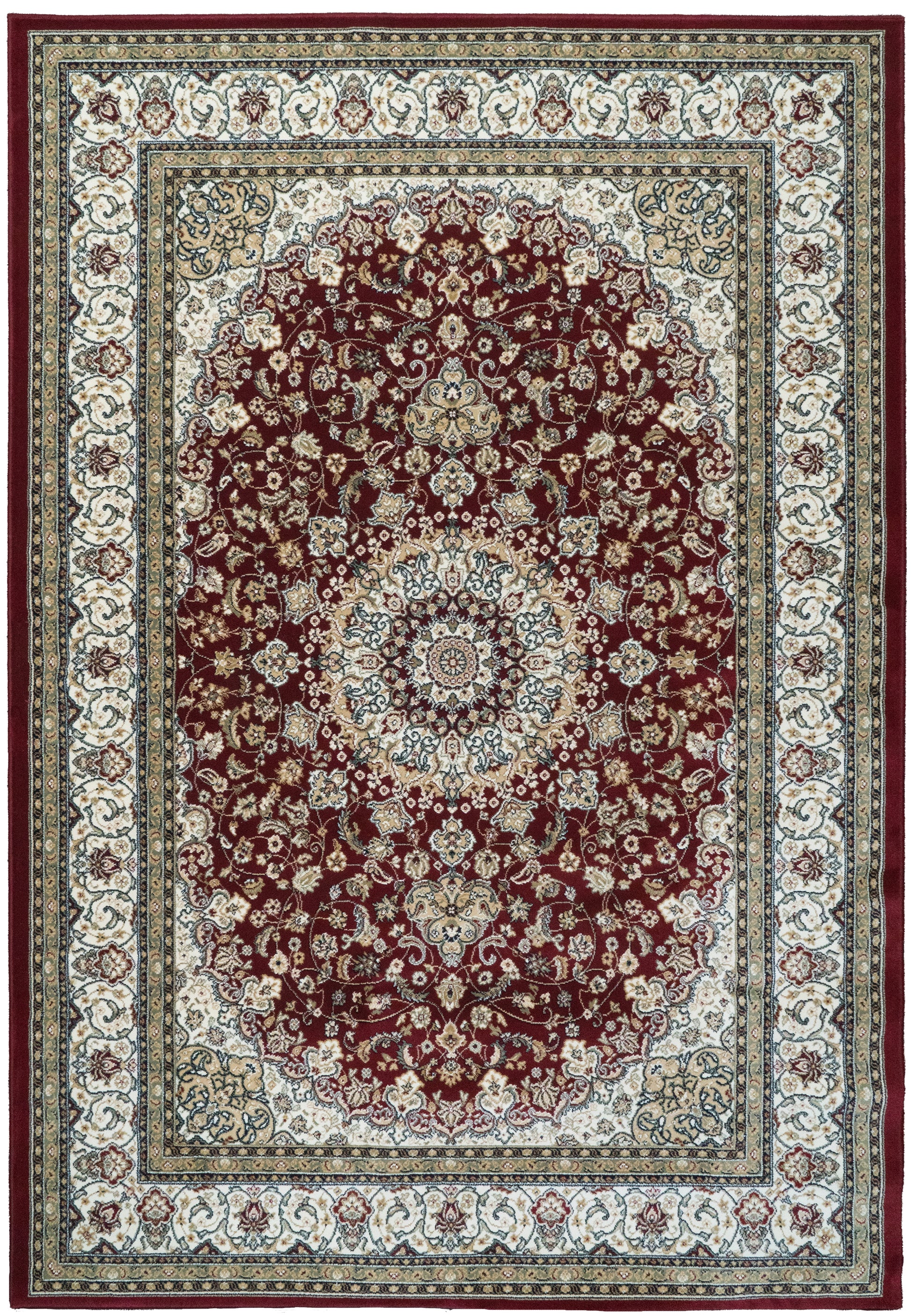 ANCIENT GARDEN 57119 Red/Ivory