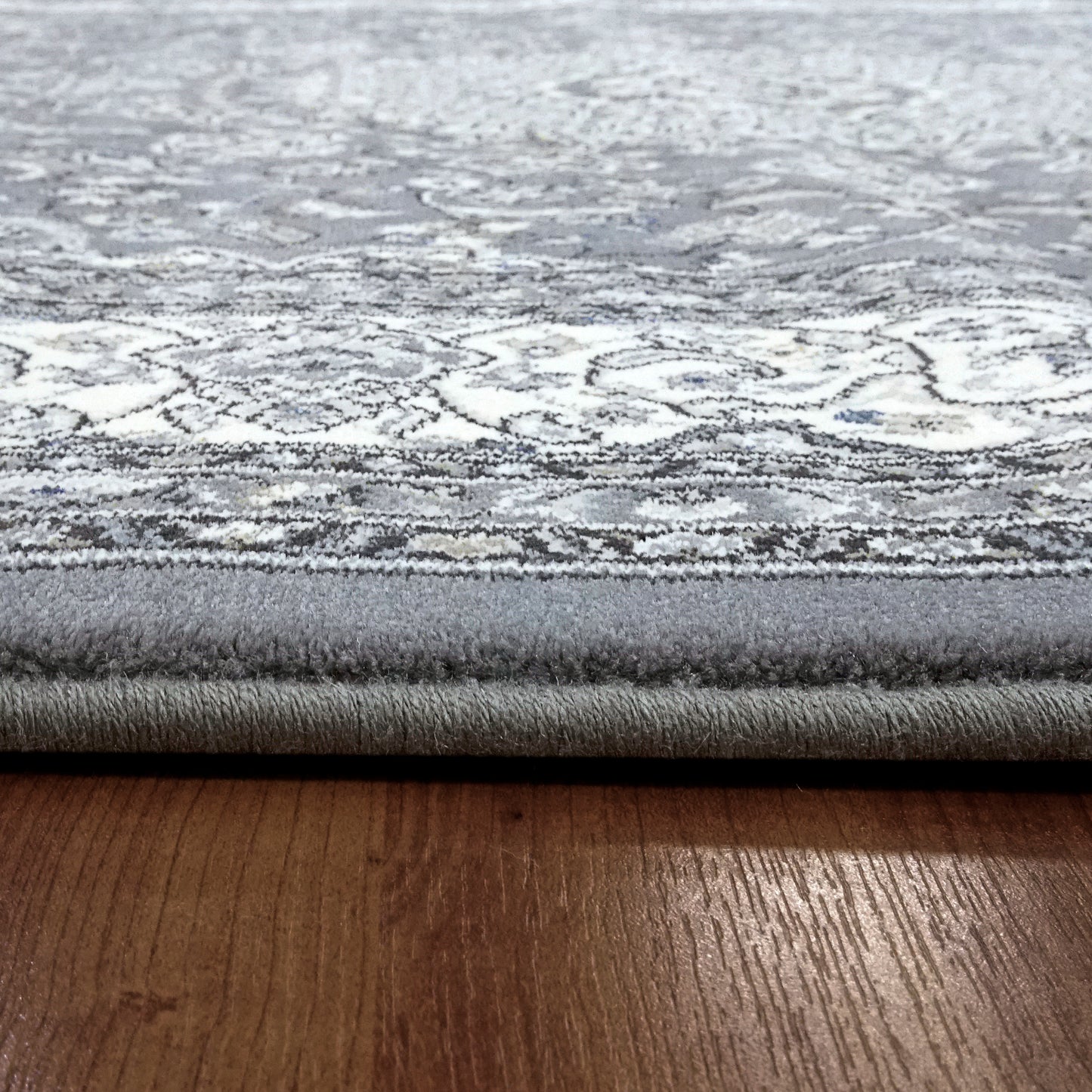 Ancient Garden Traditional Grey/Cream Classic Medium Pile Rug