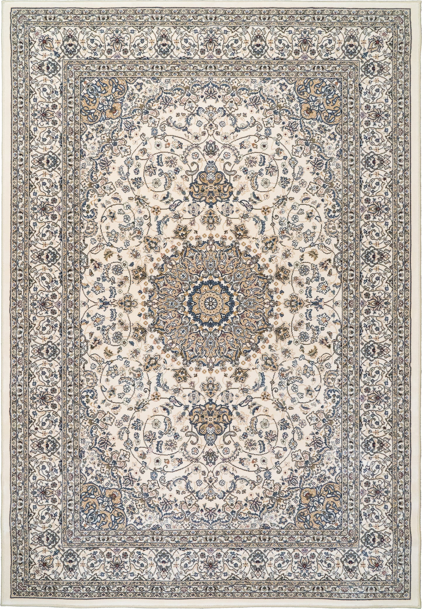 Ancient Garden Traditional Ivory Classic Medium Pile Rug