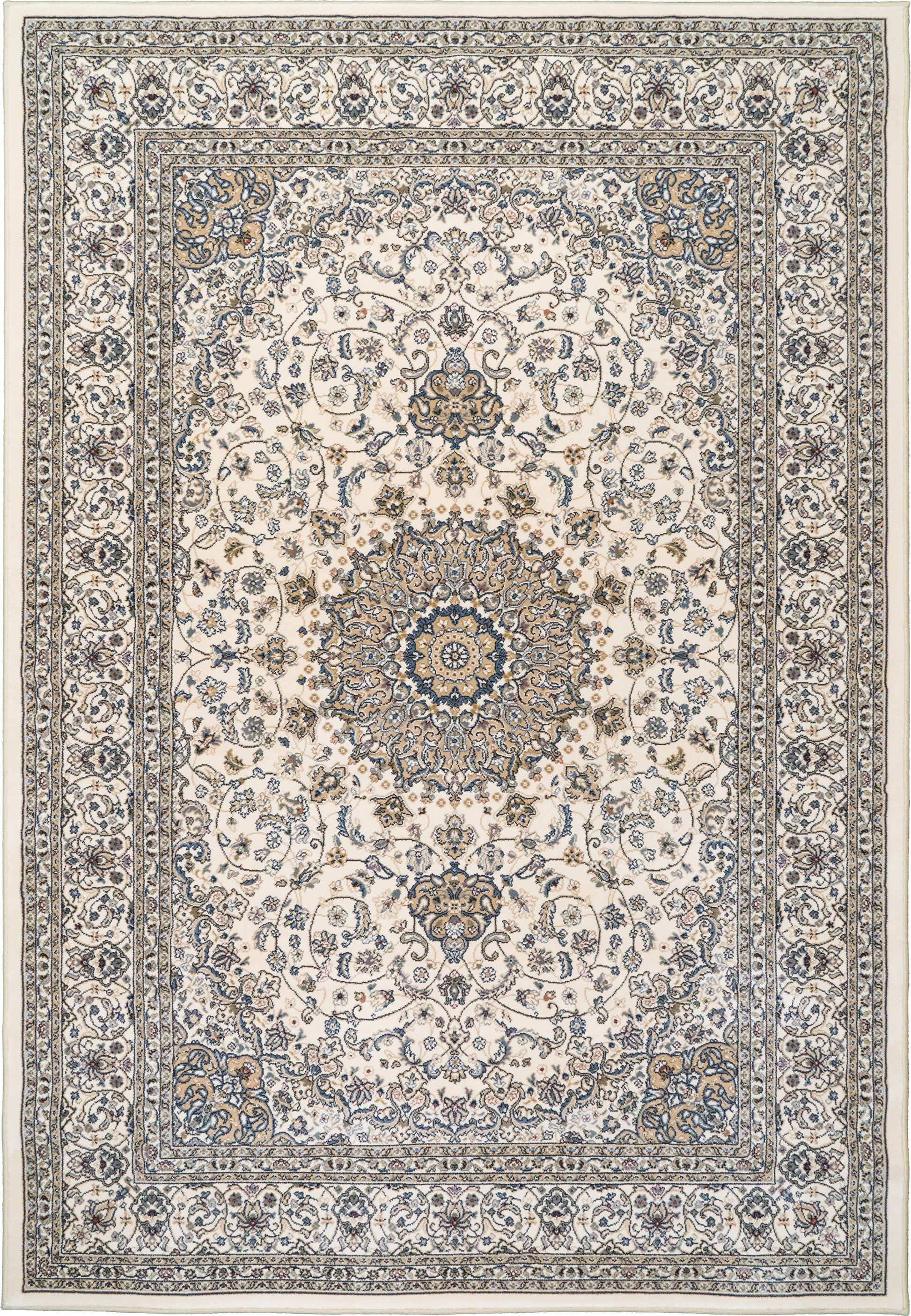 Ancient Garden Traditional Ivory Classic Medium Pile Rug