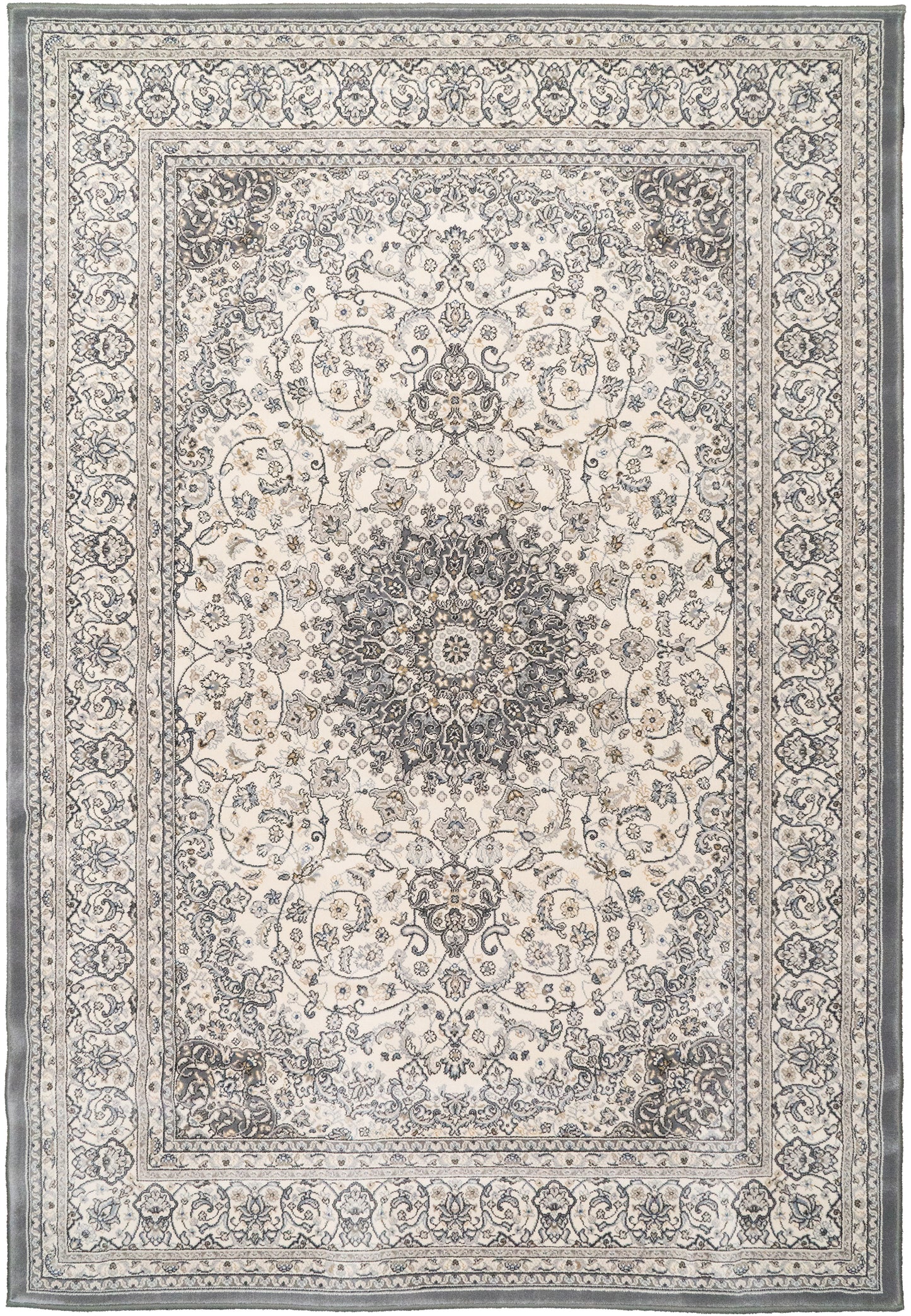 ANCIENT GARDEN 57119 Cream/Grey