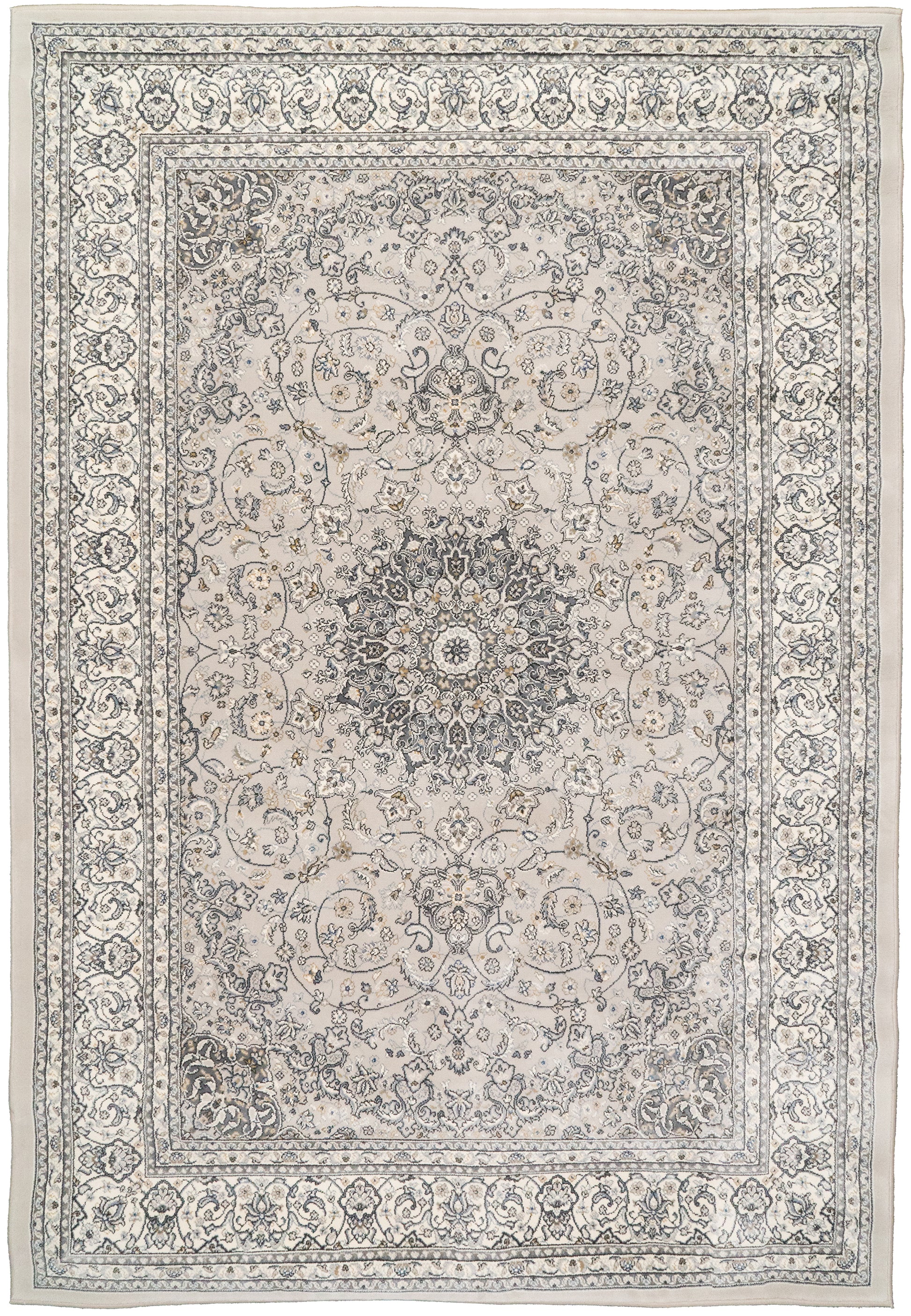 ANCIENT GARDEN 57119 Soft Grey/Cream
