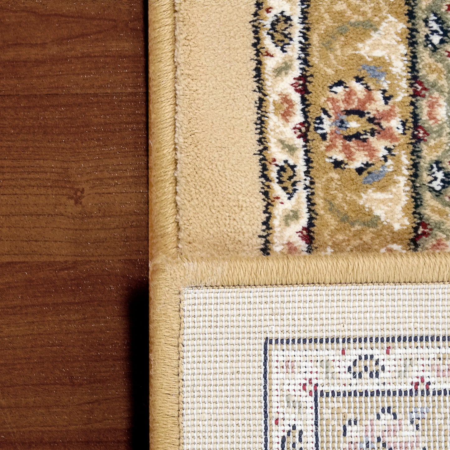 Ancient Garden Traditional Light Gold/Ivory Classic Medium Pile Rug