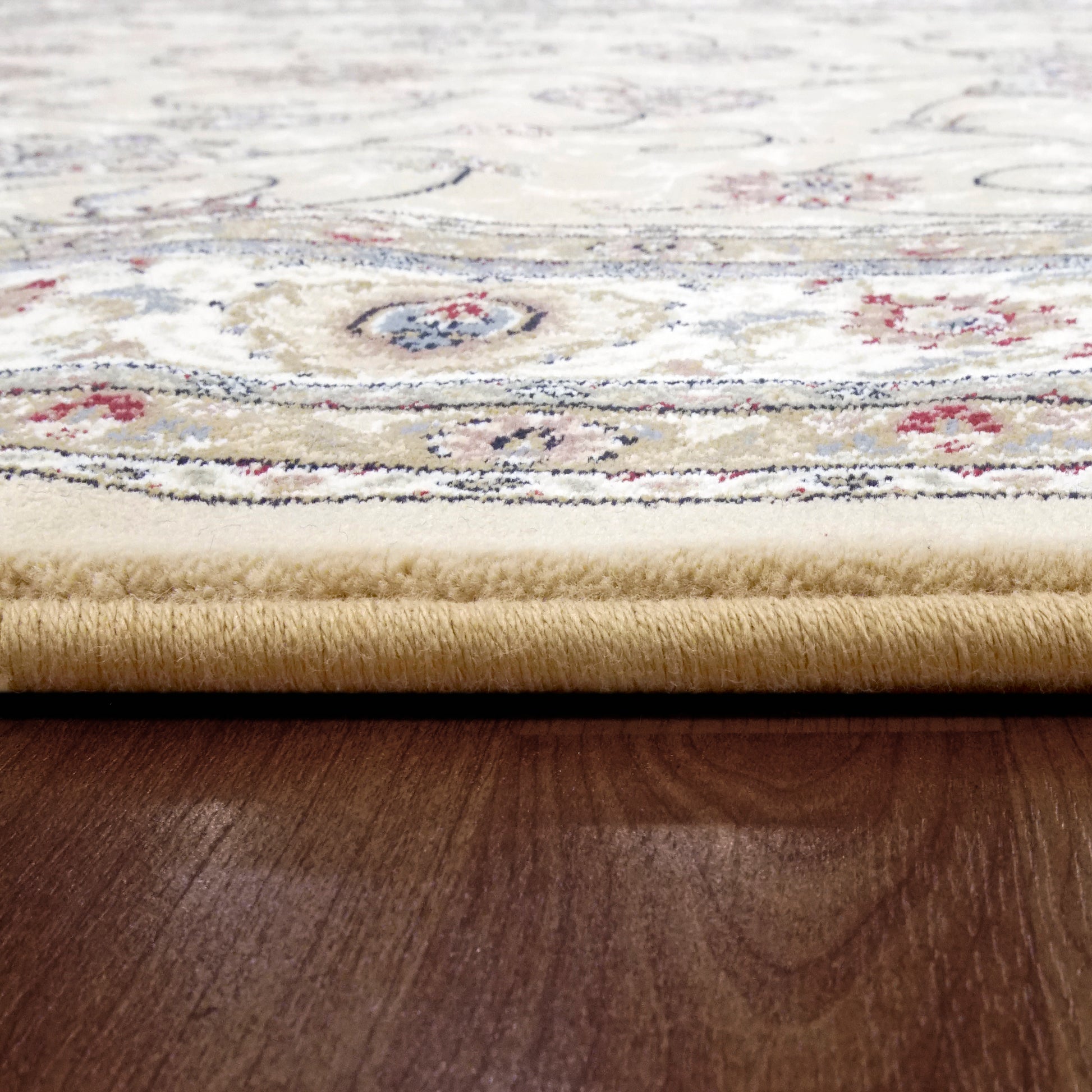Ancient Garden Traditional Light Gold/Ivory Classic Medium Pile Rug