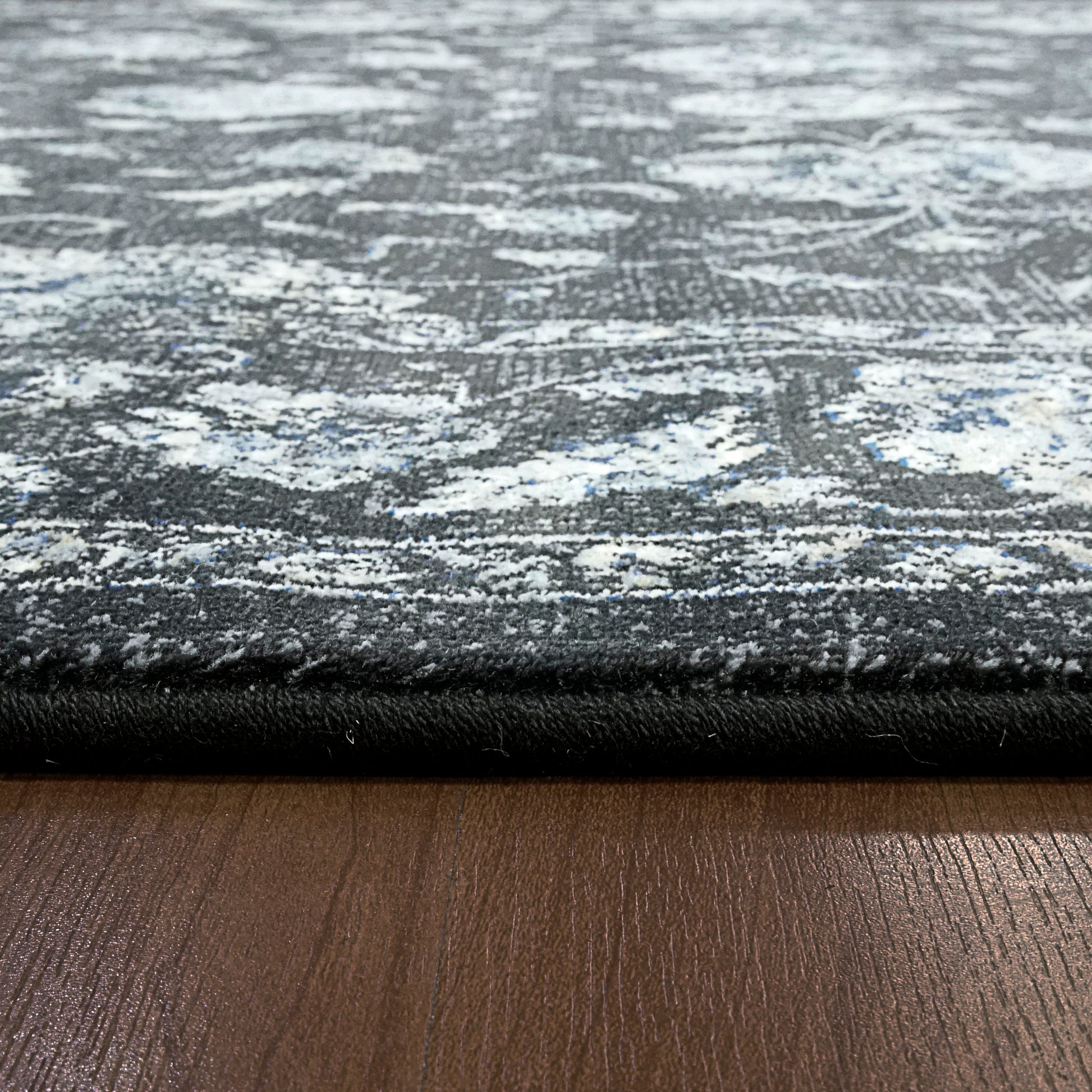 Ancient Garden Traditional Charcoal/Silver Classic Medium Pile Rug