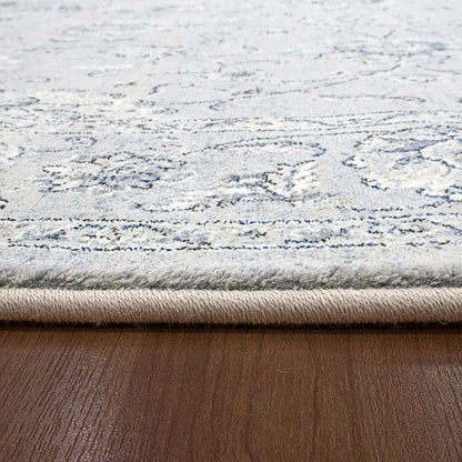 Ancient Garden Traditional Silver/Grey Classic Medium Pile Rug