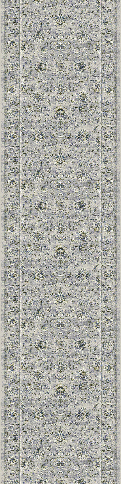 Ancient Garden Traditional Silver/Grey Classic Medium Pile Rug