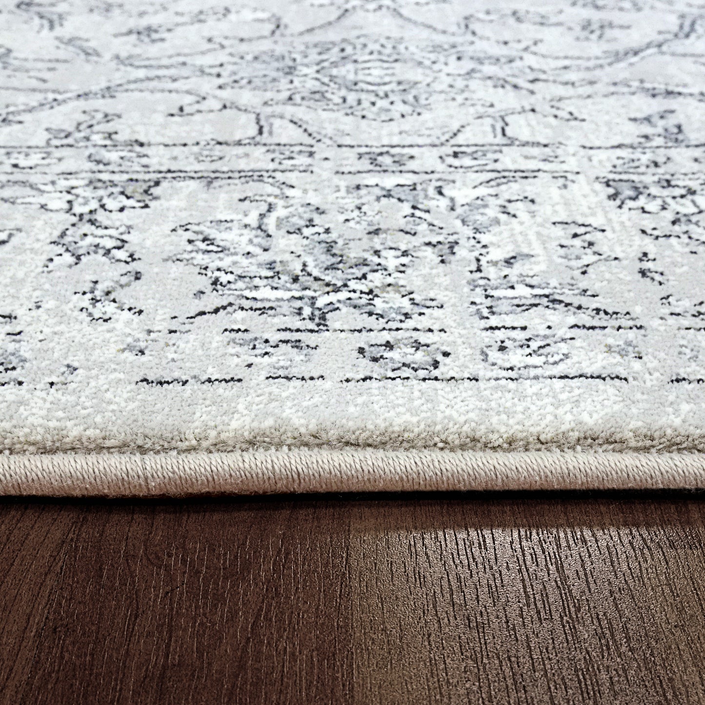 Ancient Garden Traditional Silver/Grey Classic Medium Pile Rug