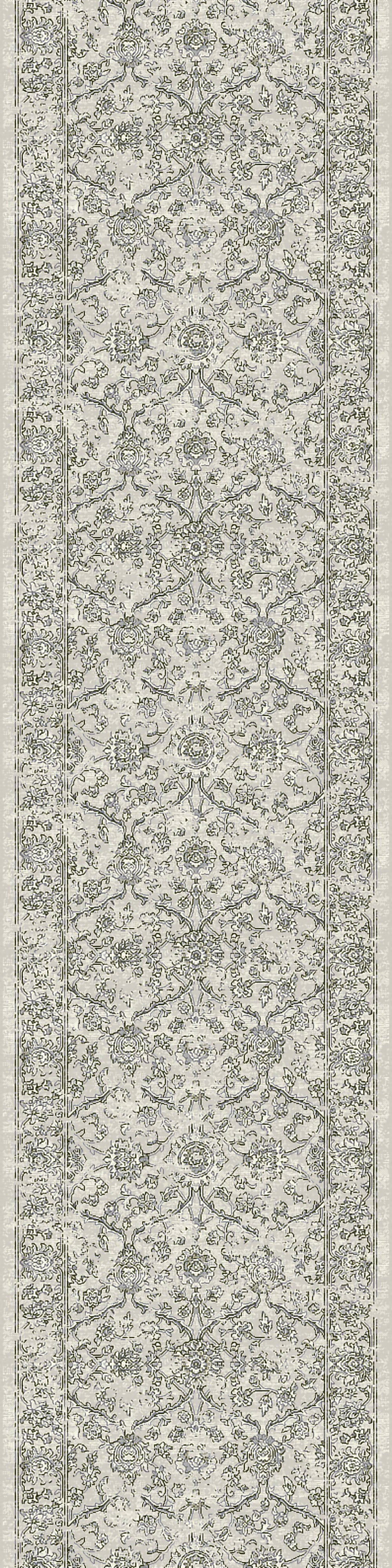 Ancient Garden Traditional Silver/Grey Classic Medium Pile Rug