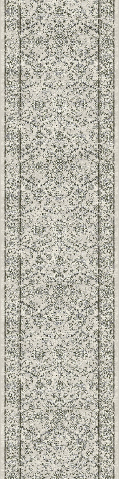 Ancient Garden Traditional Silver/Grey Classic Medium Pile Rug