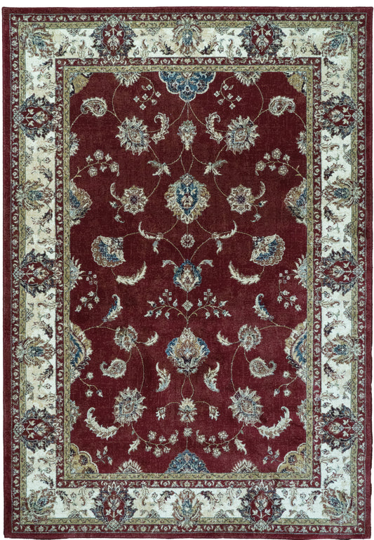 ANCIENT GARDEN 57158 Red/Ivory