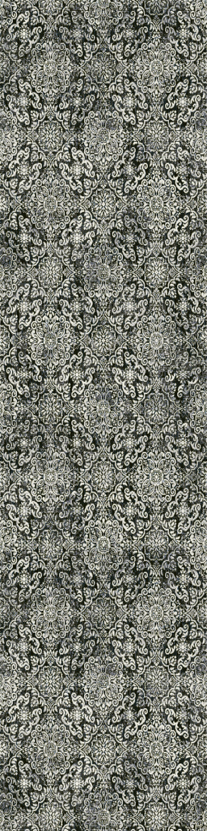 Ancient Garden Traditional Steel Blue Classic Medium Pile Rug