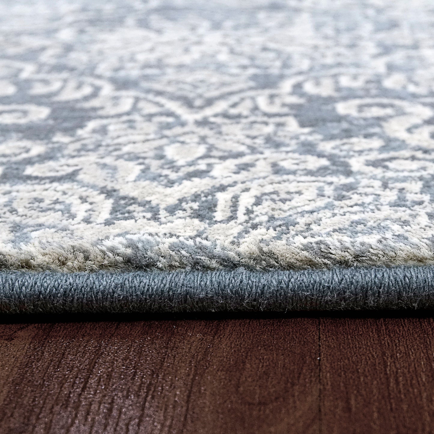 Ancient Garden Traditional Light Blue Classic Medium Pile Rug