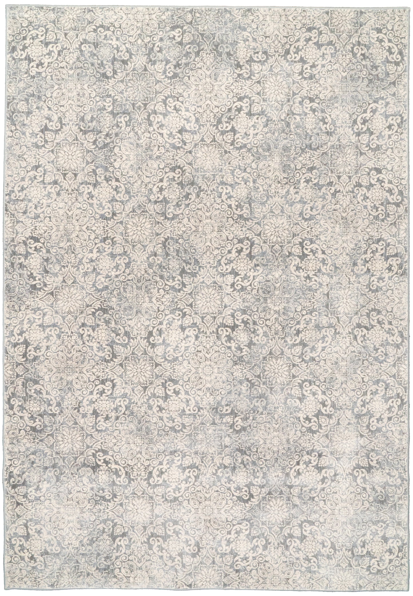 Ancient Garden Traditional Light Blue Classic Medium Pile Rug