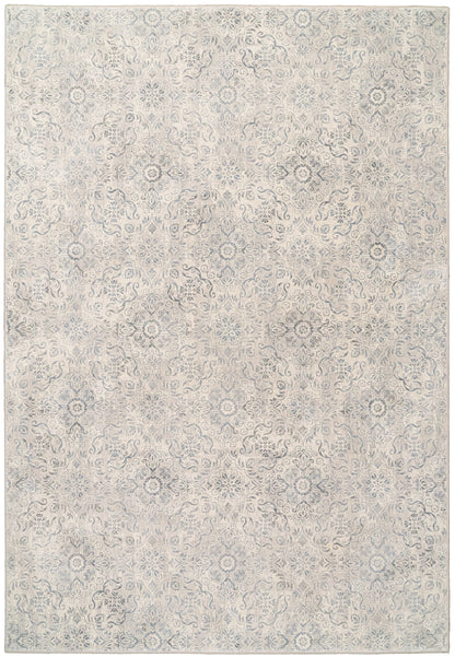 Ancient Garden Traditional Silver/Grey Classic Medium Pile Rug