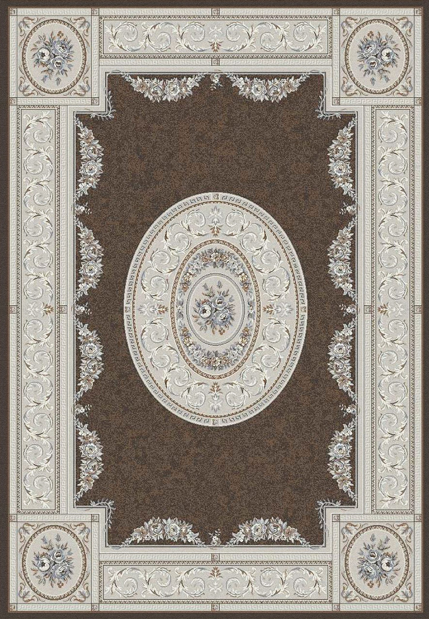 ANCIENT GARDEN 57226 Brown/Cream