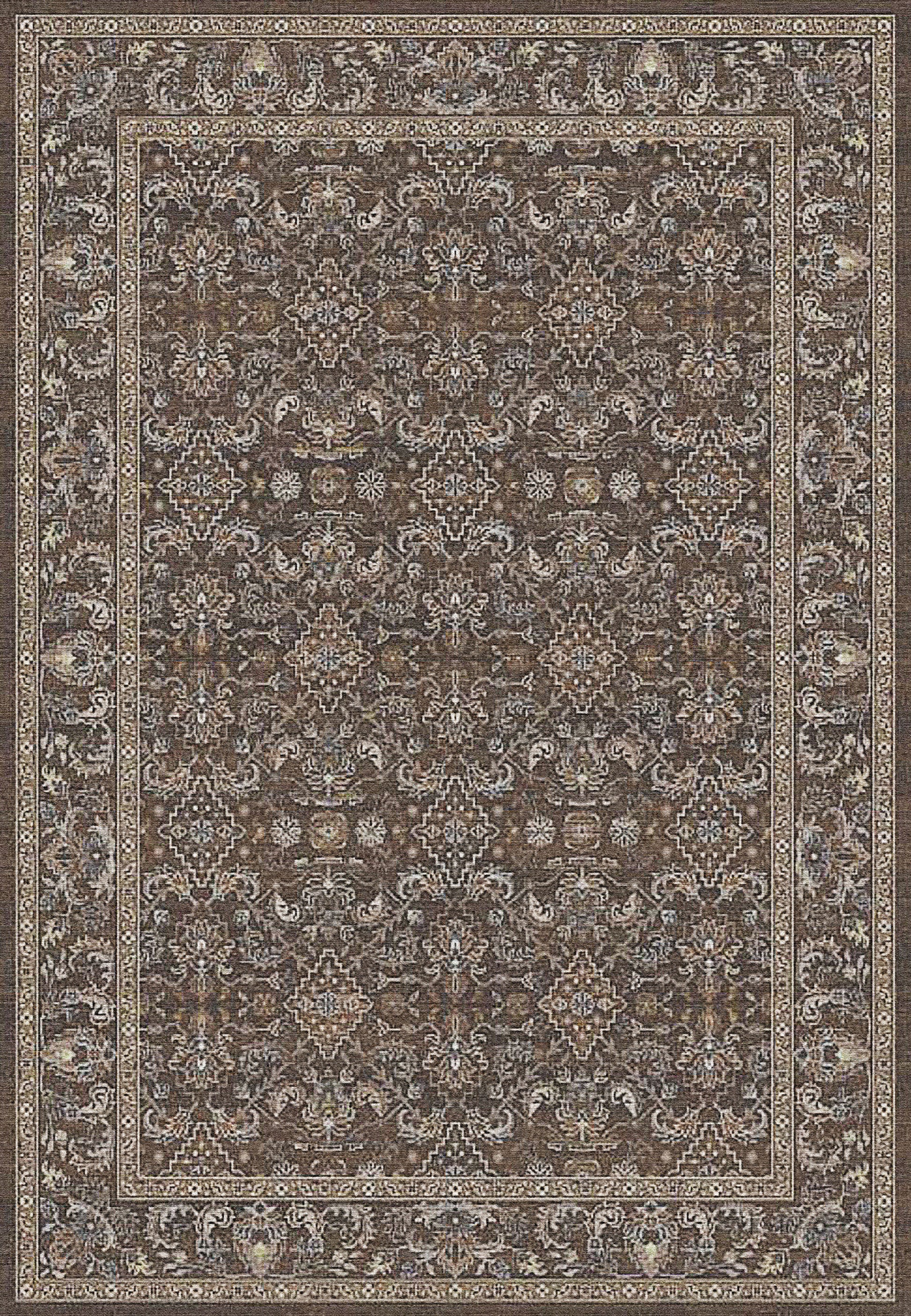 ANCIENT GARDEN 57276 Dark Brown/Beige/Blue