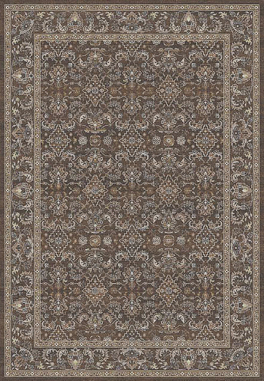 ANCIENT GARDEN 57276 Dark Brown/Beige/Blue
