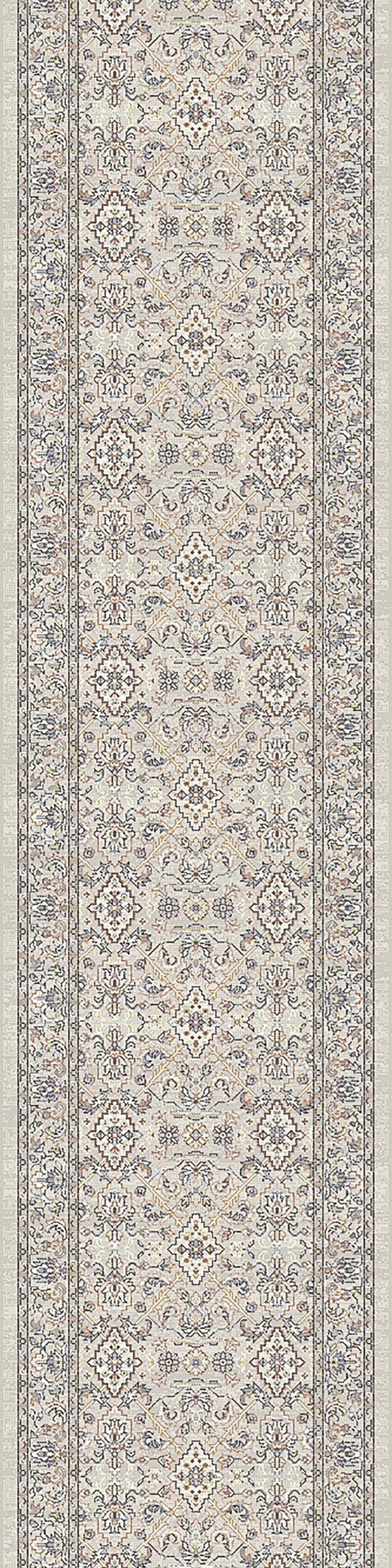 Ancient Garden Traditional Cream/Beige Oriental Medium Pile Rug