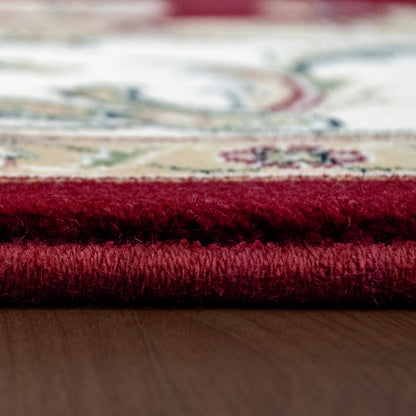 Ancient Garden Traditional Red/Ivory Classic Medium Pile Rug