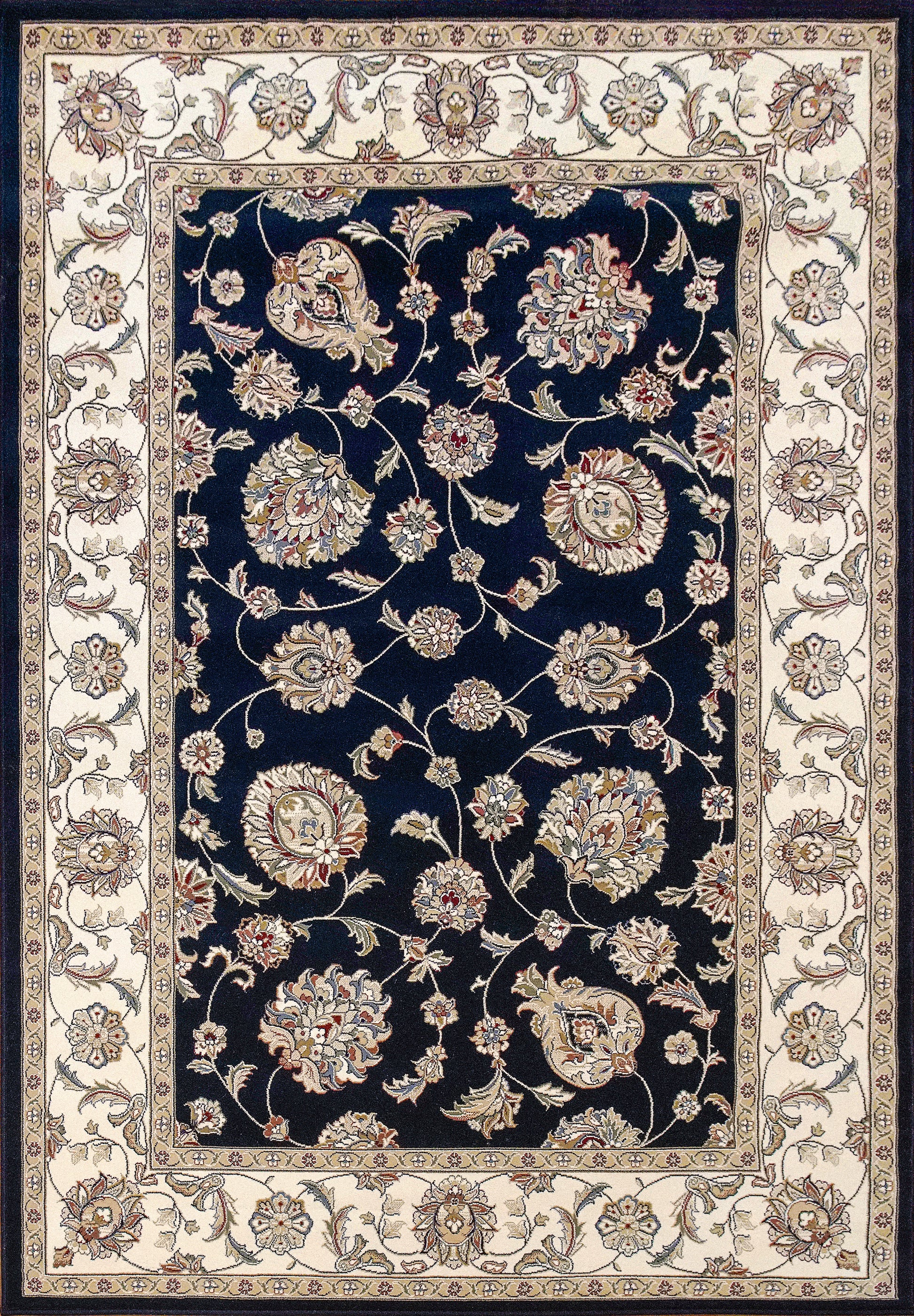ANCIENT GARDEN 57365 Blue/Ivory