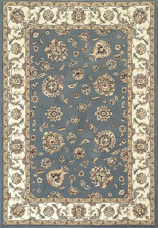 ANCIENT GARDEN 57365 Light Blue/Ivory